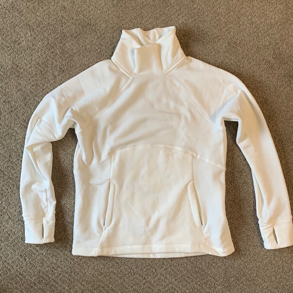 Athleta Polartec Funnel Neck Sweatshirt Size M